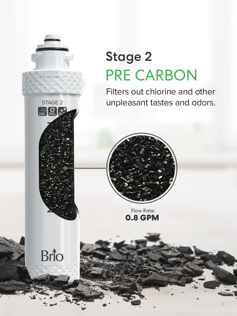 Brio مجموعة استبدال فلتر بريفو 3 مراحل لموزعات المياه - Image 5